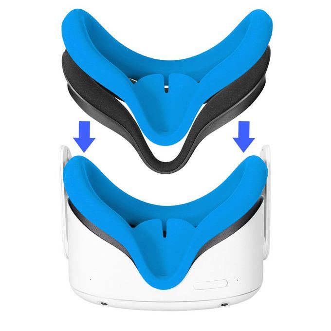 Sili One Eye    Over Pad Headset Anti-sweat Light Blo King Eye  Over-blue-167*110*105mm