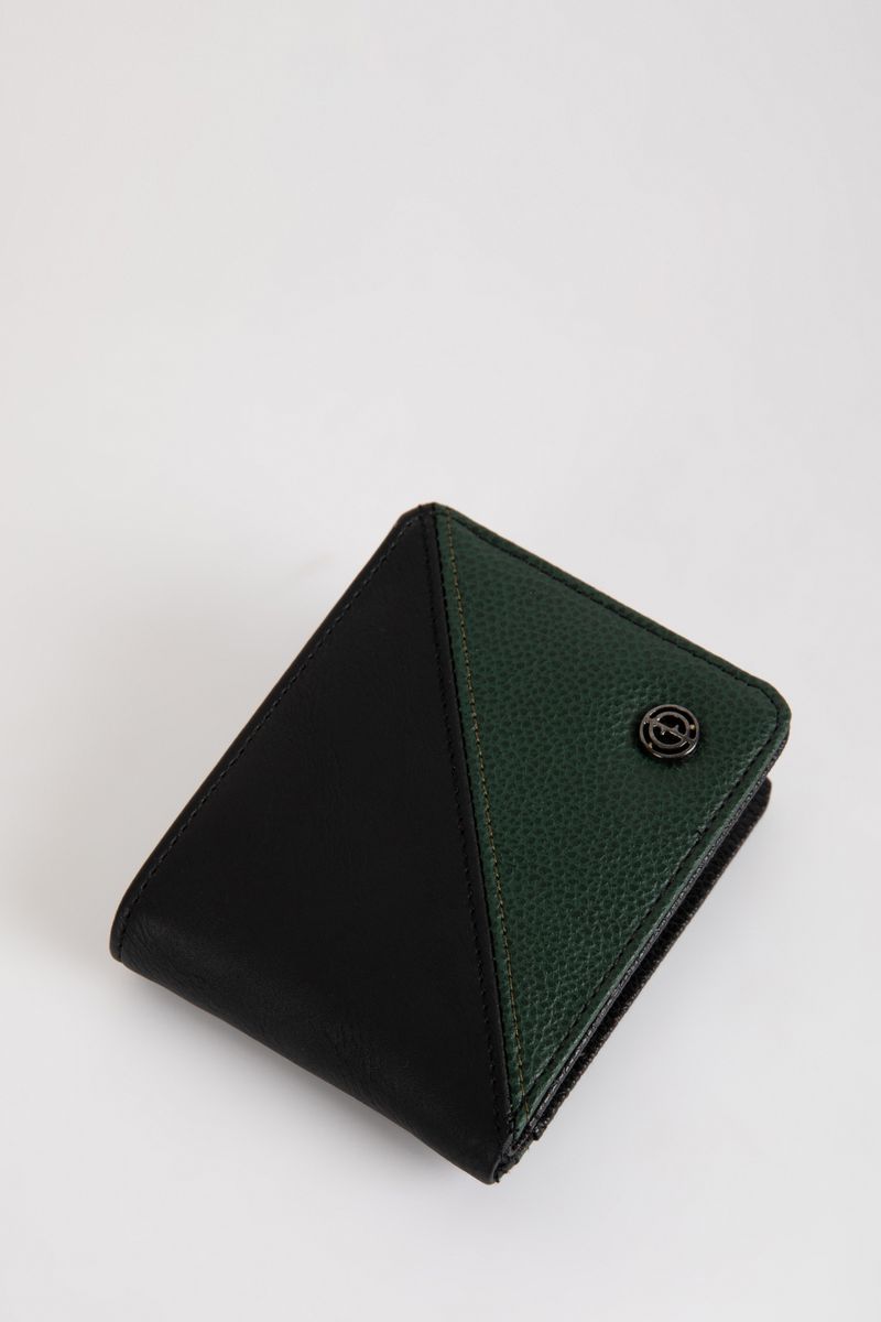 Man Casual Wallet - Black