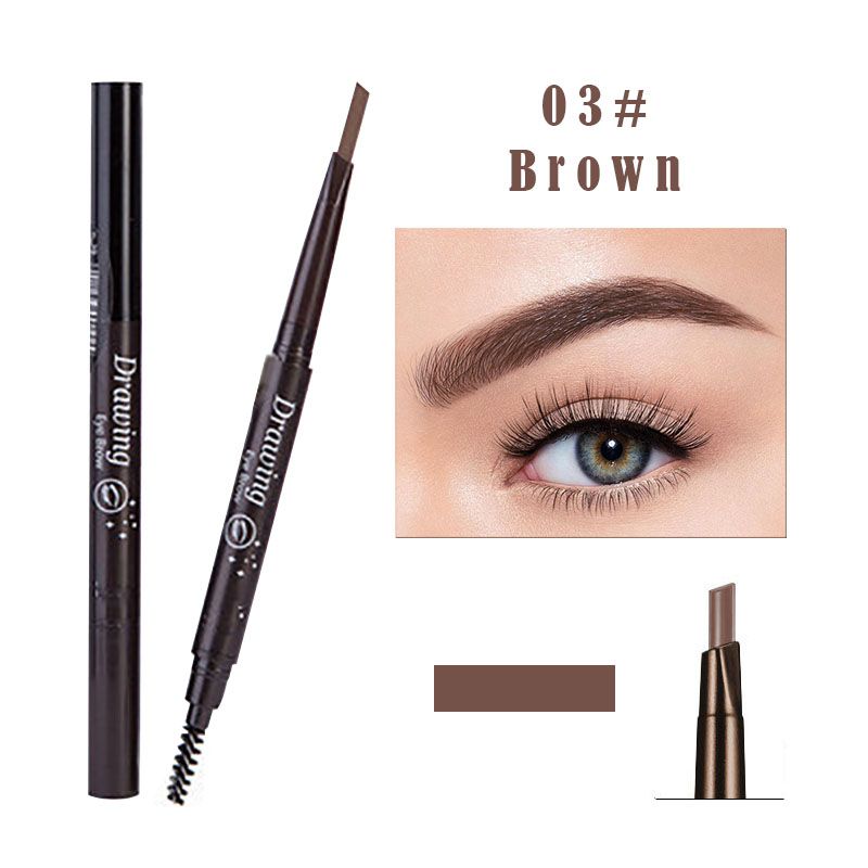 Double Headed Rotary Eyebrow Pen
