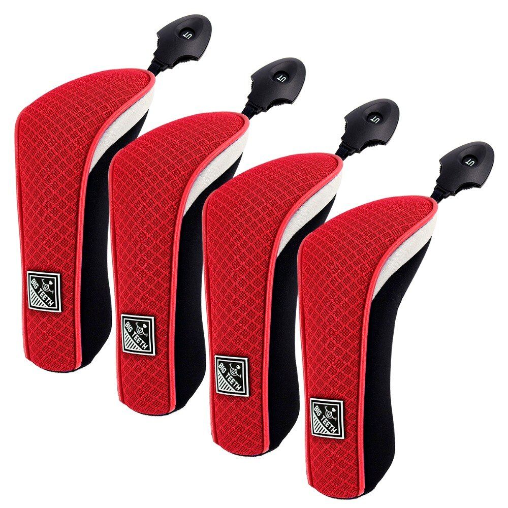 4pcs/set 5 Colors Big Teeth Lightweight Mesh Golf Hybrid Ut