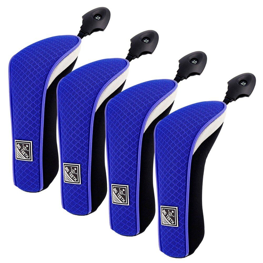 4pcs/set 5 Colors Big Teeth Lightweight Mesh Golf Hybrid Ut