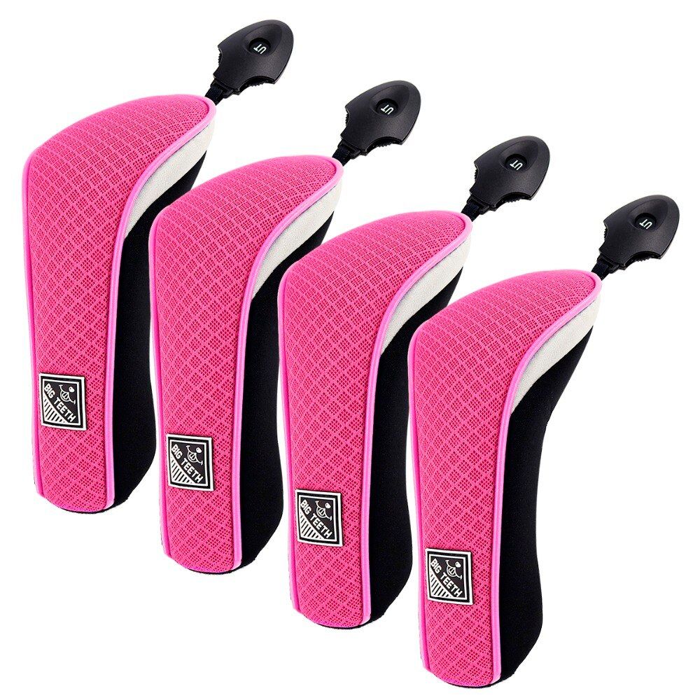 4pcs/set 5 Colors Big Teeth Lightweight Mesh Golf Hybrid Ut