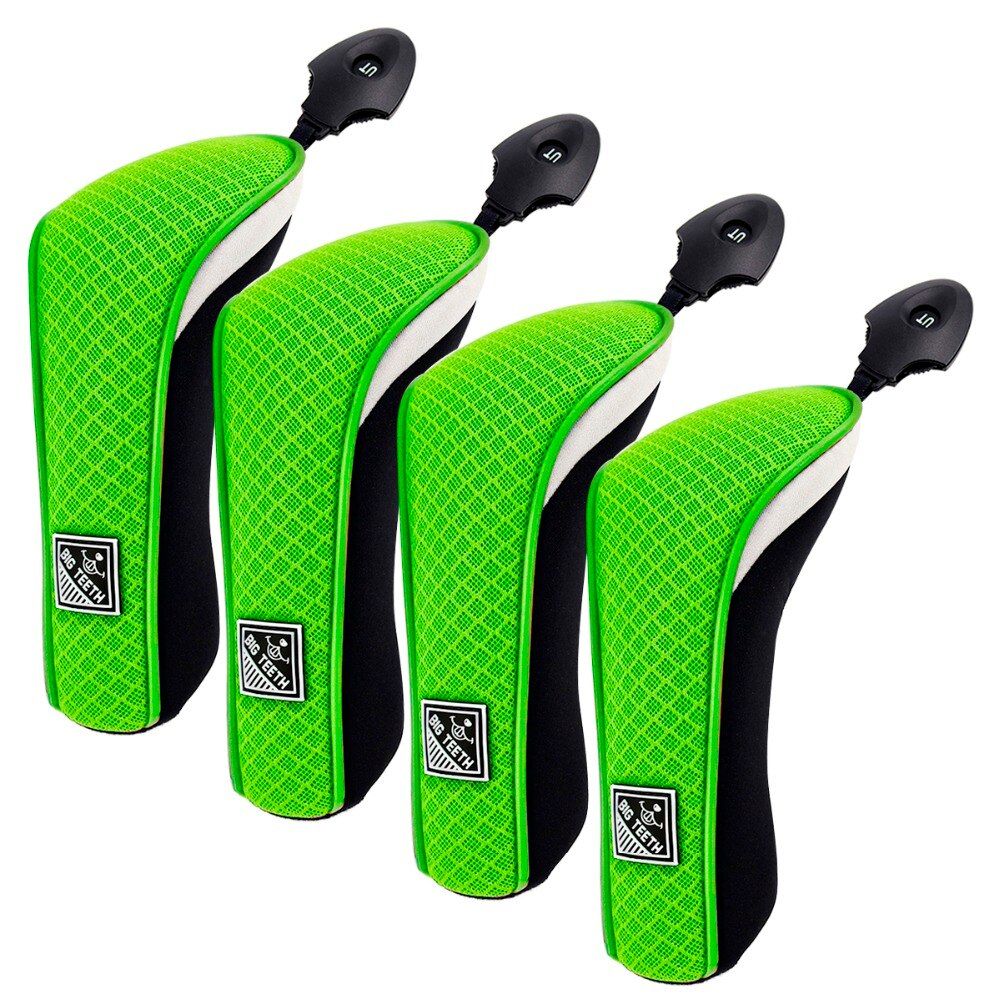 4pcs/set 5 Colors Big Teeth Lightweight Mesh Golf Hybrid Ut