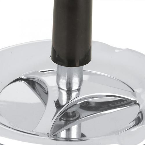 Round Indoor Outdoor Smoking Ashtray Creative Metal Ashtray Wiring Round Push Down Rotating Self Clearing Portable Ashtray