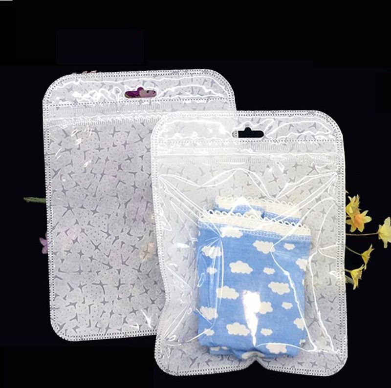 50pcs/lot Mini Zip Lock Packaging Bag Necklace Bracelet Bag