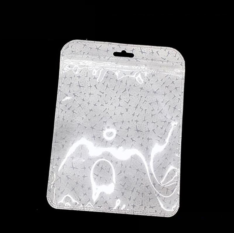 50pcs/lot Mini Zip Lock Packaging Bag Necklace Bracelet Bag
