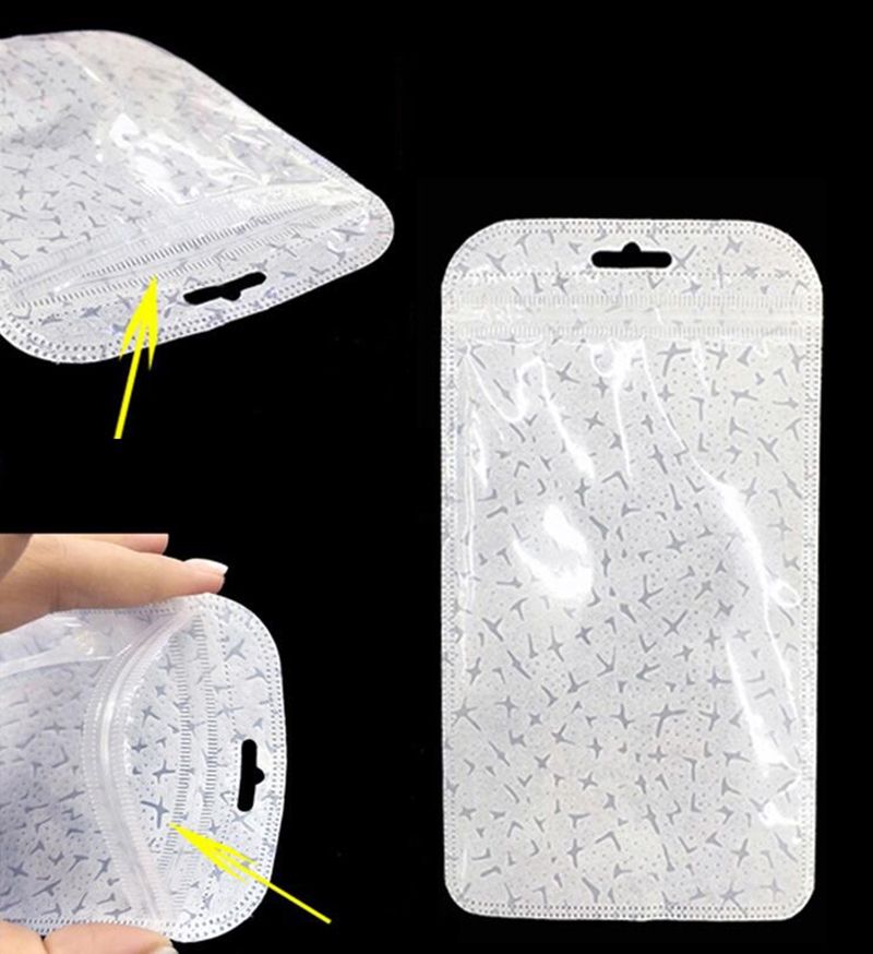 50pcs/lot Mini Zip Lock Packaging Bag Necklace Bracelet Bag