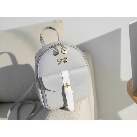 Multi-pocket Ladies Backpack - Ash