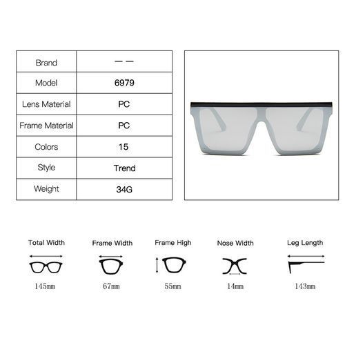 Sunglasses Female Elephant Gray Personality Sunglasses