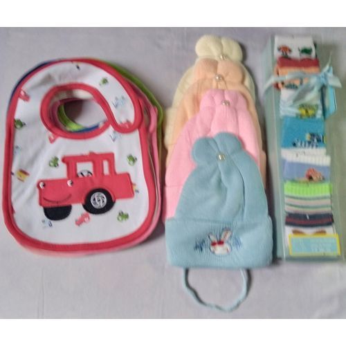 Baby  Bibs, Caps And Socks
