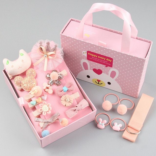 18 Pieces Baby Hair Accessories Princess Headdress Girl