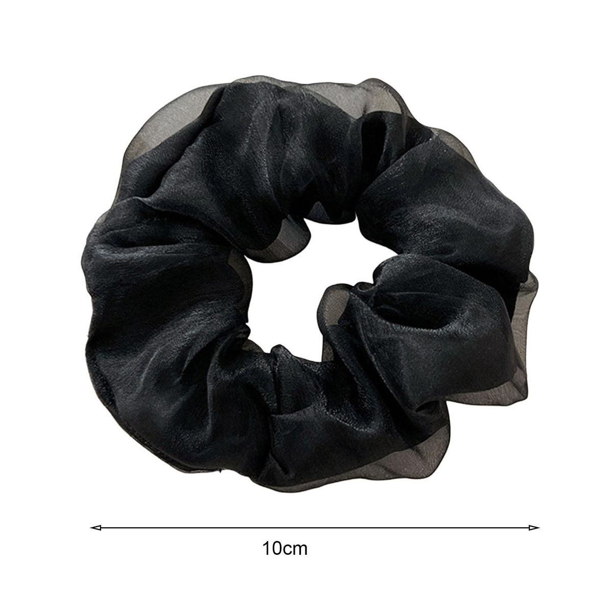 Women Hairband Hair Scrunchies Women Hair Rope Decoration Black