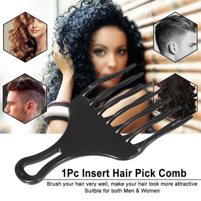 1Pc Hair Comb Insert Afro Hair Pick Comb Hair Fork Comb