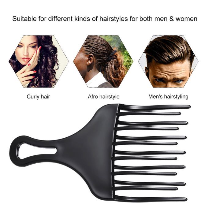 1Pc Hair Comb Insert Afro Hair Pick Comb Hair Fork Comb