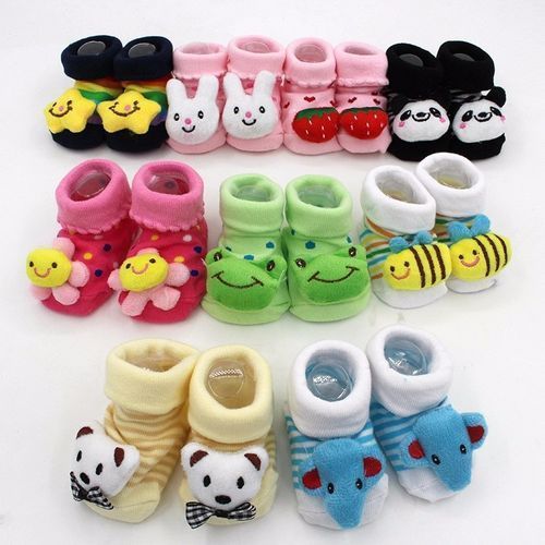 6 Pairs Baby Booties Shoe Sock