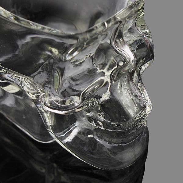 KCASA 100ml Clear Head Gl Cup Skull Vodka Whiskey Wine Mugs Creative Transparent Bar Gl Cups Drinkware Gift