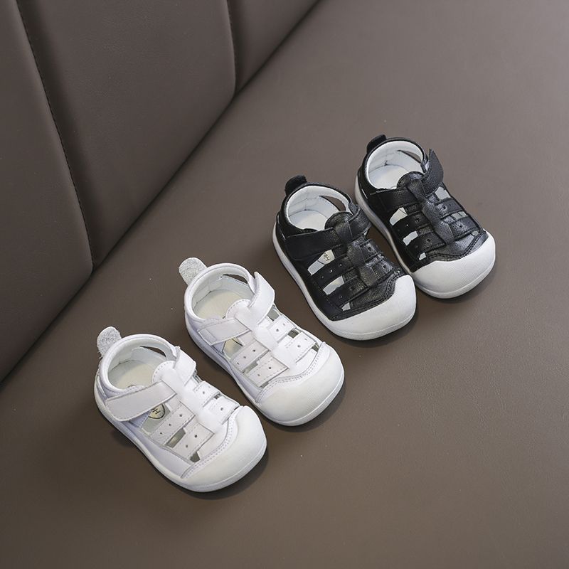 Summer Baby Boys Girls Sandals Infant Toddler Shoes Children Anti-collision Sandals Outdoor Soft Bottom Kids Casaul Beach Shoes White