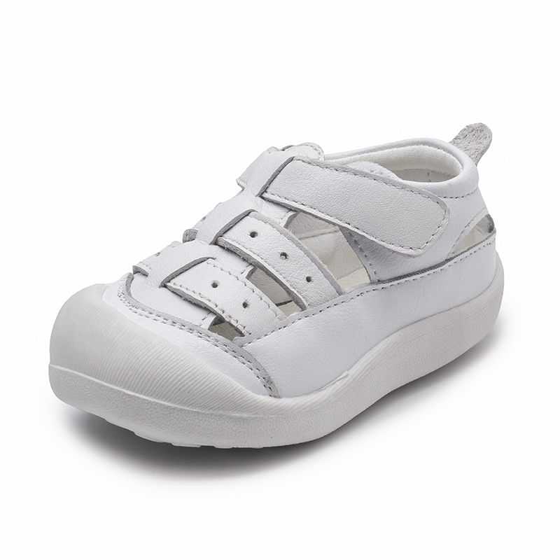 Summer Baby Boys Girls Sandals Infant Toddler Shoes Children Anti-collision Sandals Outdoor Soft Bottom Kids Casaul Beach Shoes White