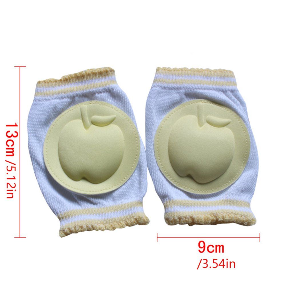 MT Learn To Crawl Non-slip Candy Color Socks Set Baby Toddler Knee Pads-random