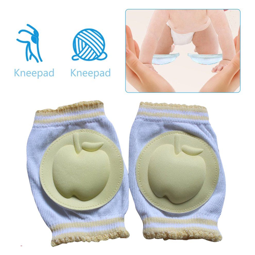 MT Learn To Crawl Non-slip Candy Color Socks Set Baby Toddler Knee Pads-random