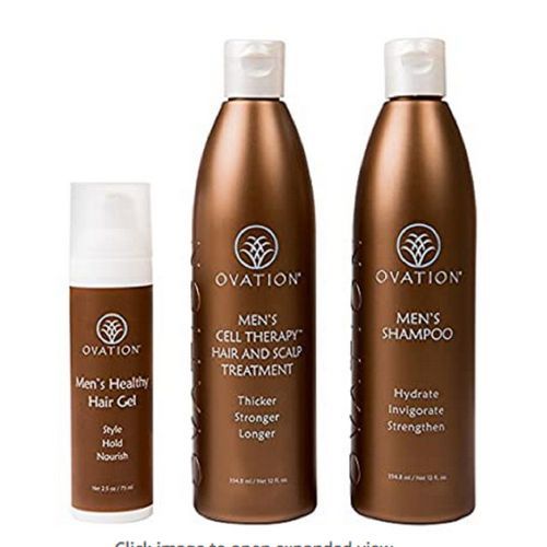 Hair Men's Max Pack Shampoo, Hair Gel,Cell Therapy Scalp