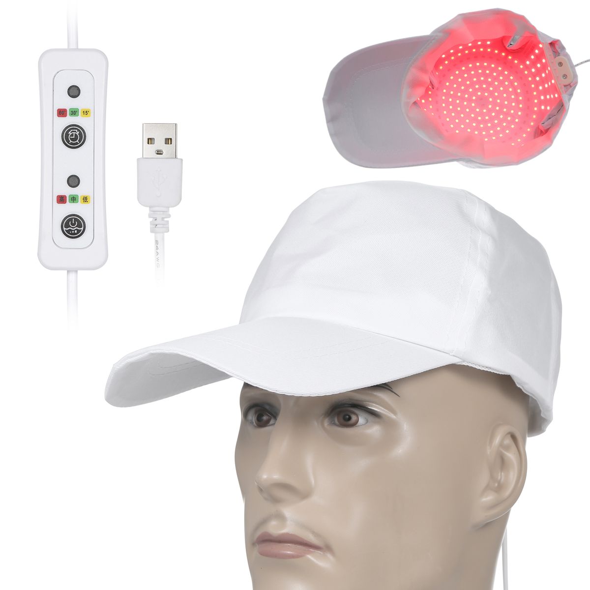 Anti Hair Loss Cap Hair Growth Laser Helmet 94/186/240PCS