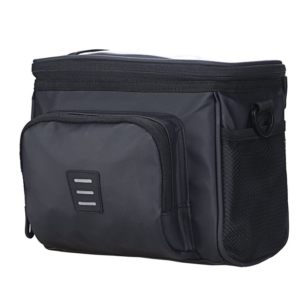 Bicycle Handlebar Insulated Front Bag Phone Holder