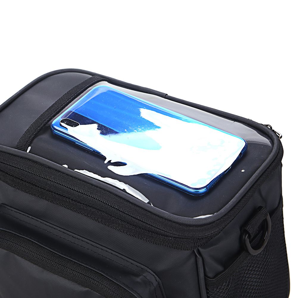 Bicycle Handlebar Insulated Front Bag Phone Holder