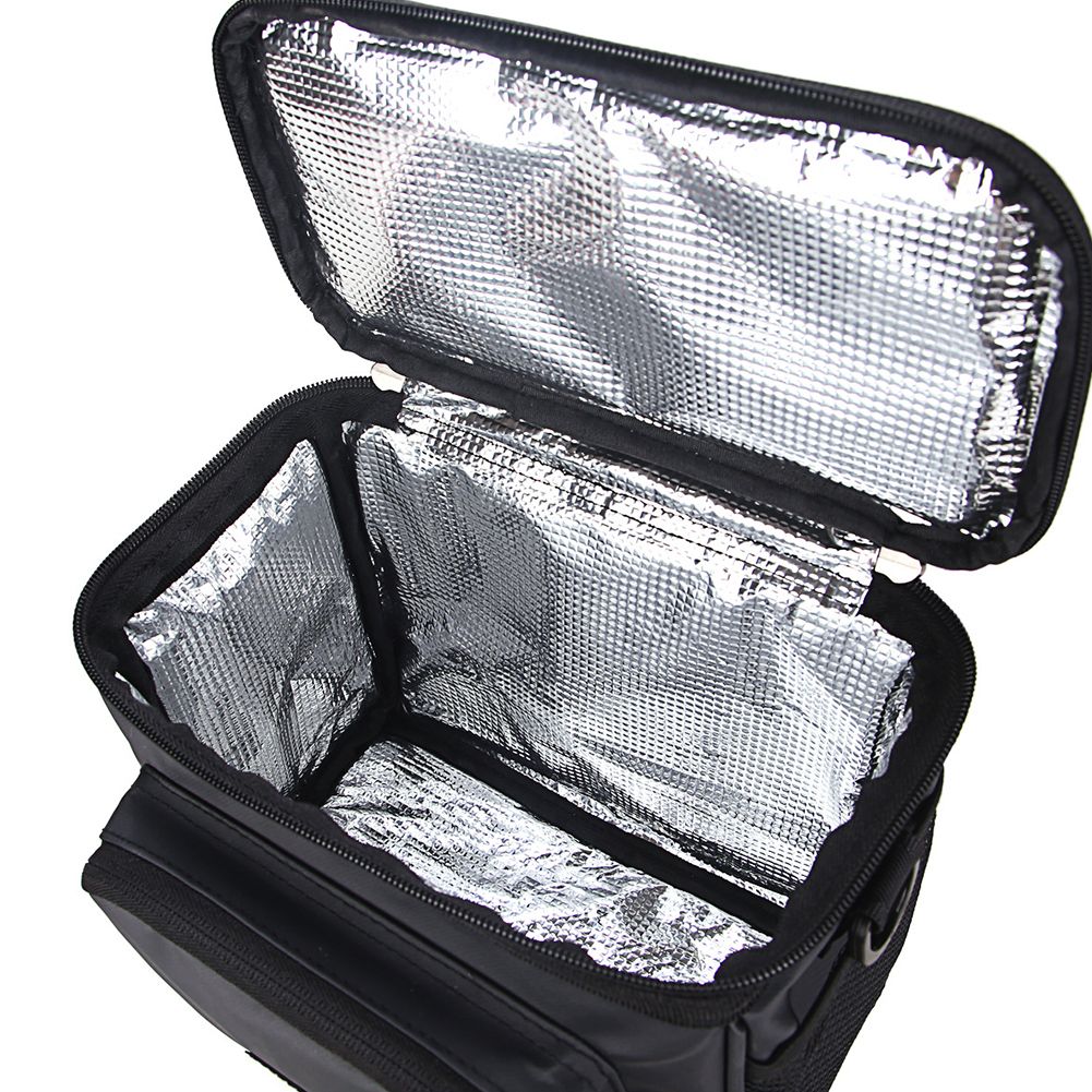 Bicycle Handlebar Insulated Front Bag Phone Holder