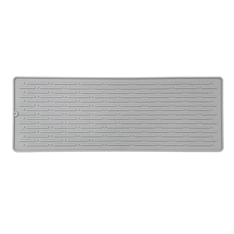 Silicone Square Dish Drying Mat Drain Pad Water Filter Table Pmat Kitchen Heat Resistant Protection Durable A
