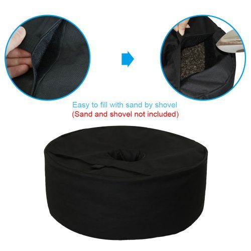 Sandbag For Umbrella Base Canopy Weight Bag 18.9" Round