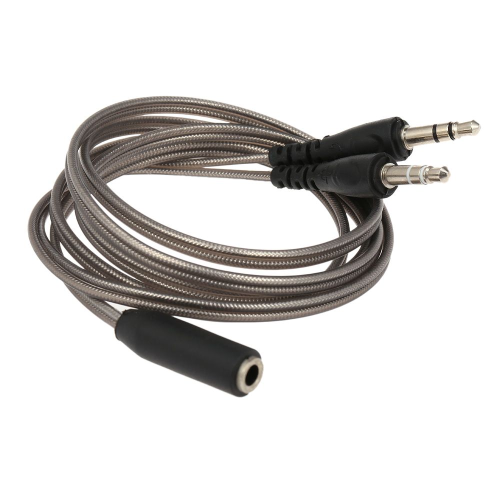 3.5mm Audio Y Splitter Cable 1 Female To 2 Male Converter
