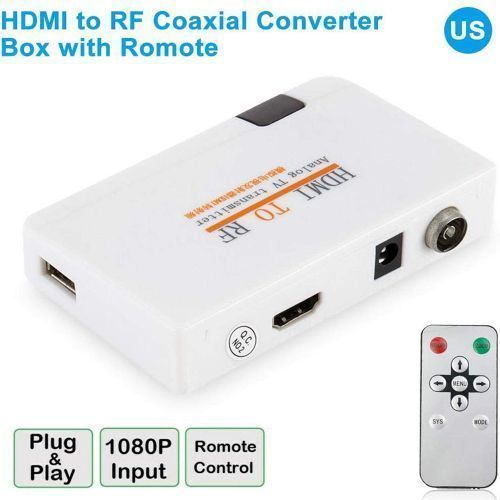 HDMI To RF (Radio Frequency) Signal Modulator Converter