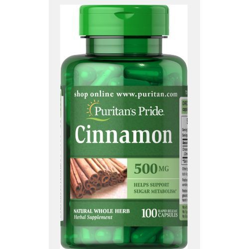 Puritans Pride Cinnamon 500 Mg X100 Capsules
