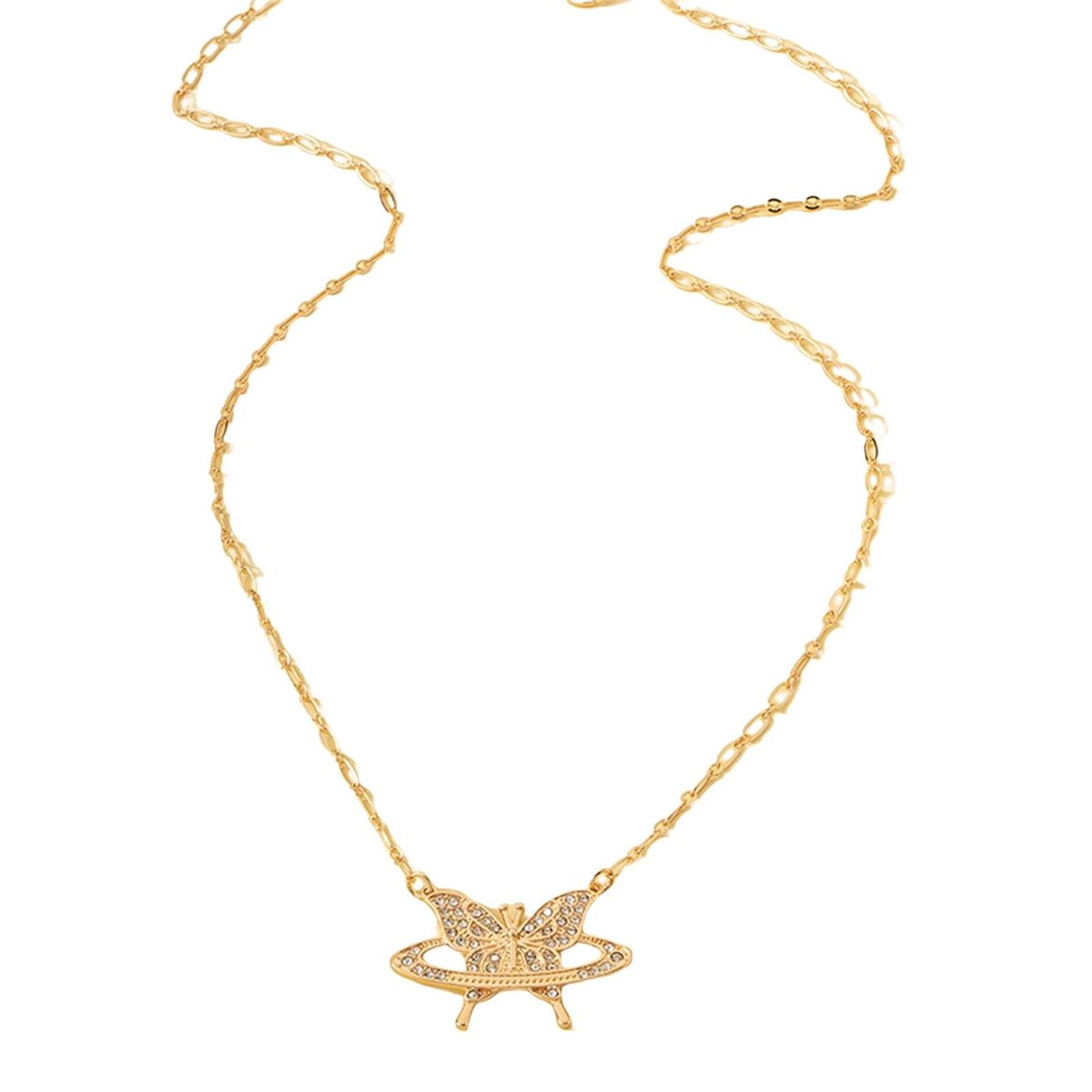 Women Waist Chain Luxury Rhinestone Butterfly Waist Chain