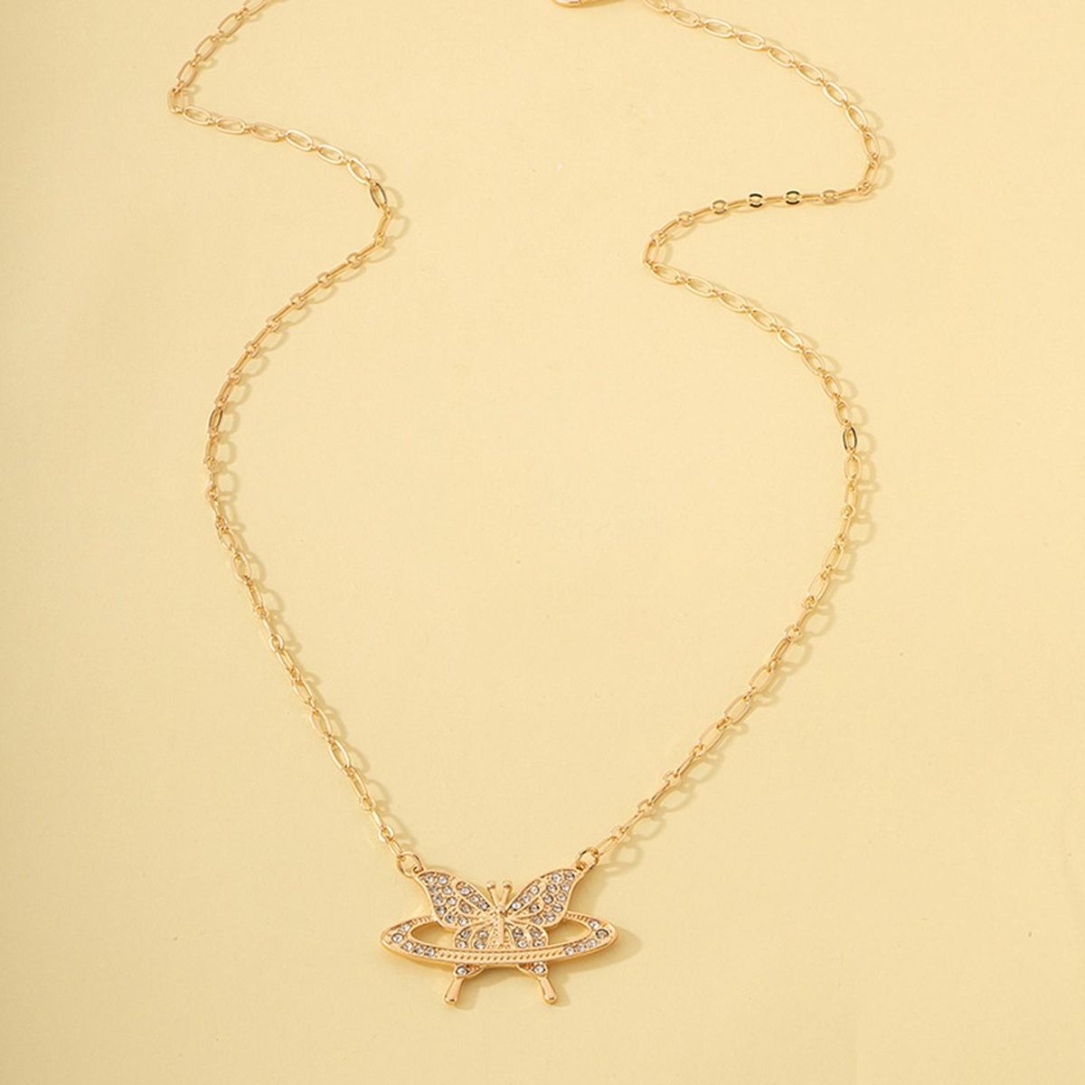 Women Waist Chain Luxury Rhinestone Butterfly Waist Chain