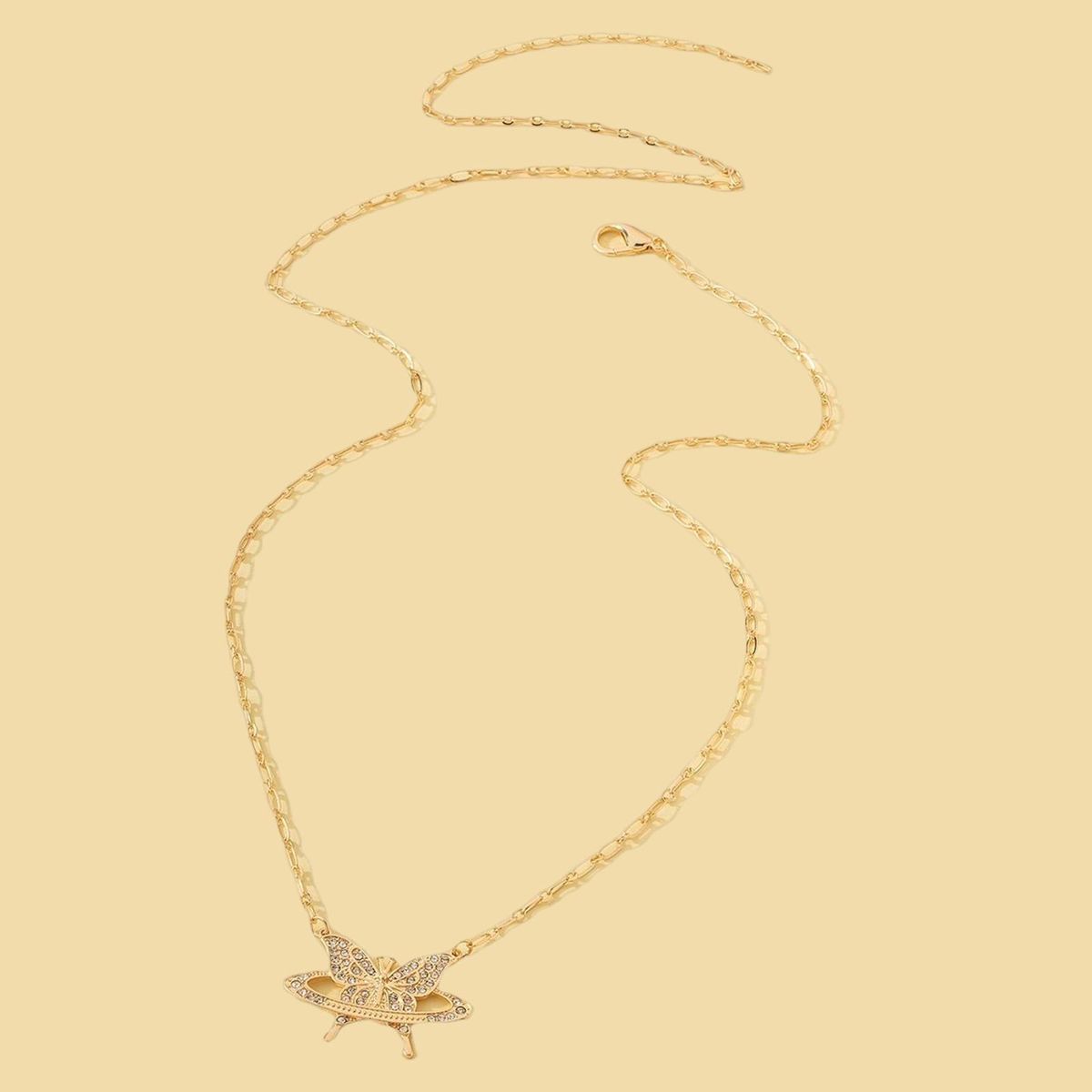 Women Waist Chain Luxury Rhinestone Butterfly Waist Chain
