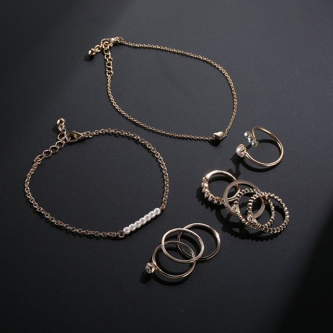2018 New Fashion Women Ring Set-61178001A-1#
