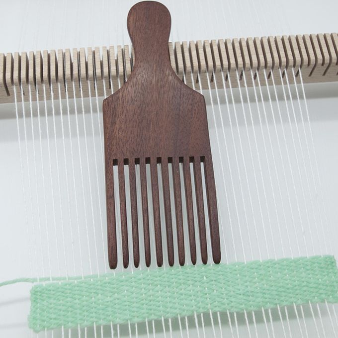 Wood Weaving Loom Comb Handcraft Woven Crafts Crafting Braided Machine