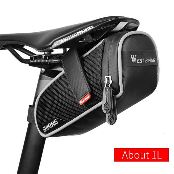West Biking Bicycle Saddle Bag Mtb Bike Pannier Ba