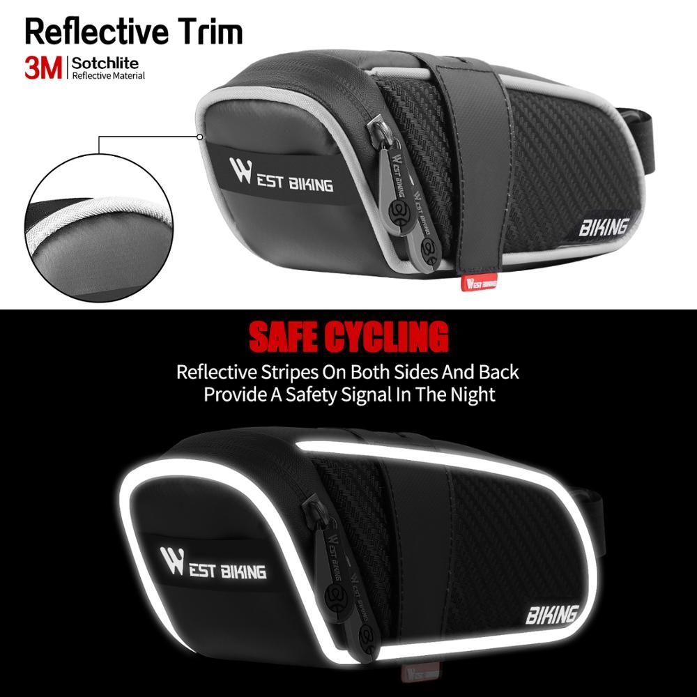 West Biking Bicycle Saddle Bag Mtb Bike Pannier Ba