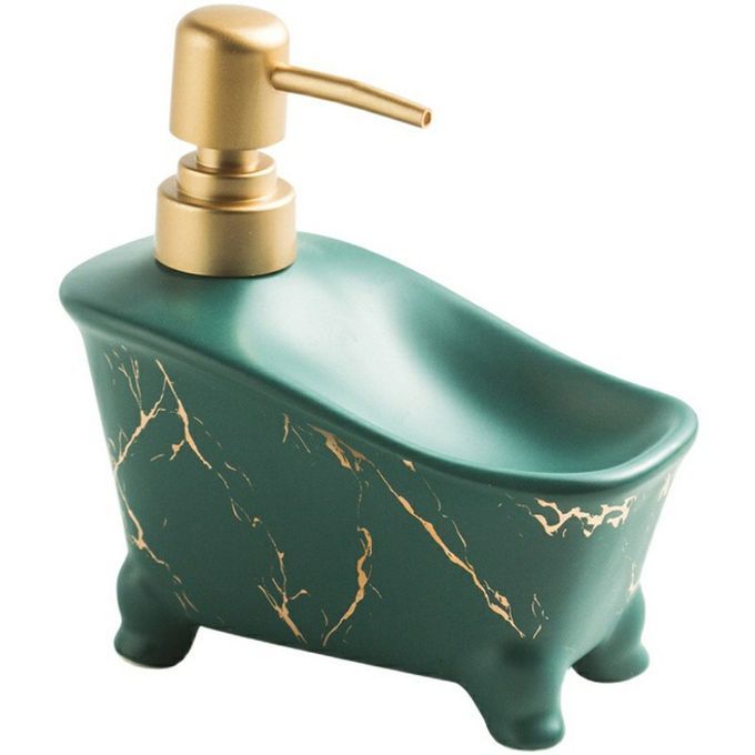Erami  Shampoo Bottle Shower   Refillable Bottle Shampoo Soap Press Bottle-green