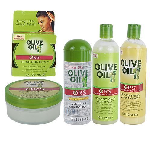 Shampoo, Hair Polisher, Conditioner, Edge Control Set
