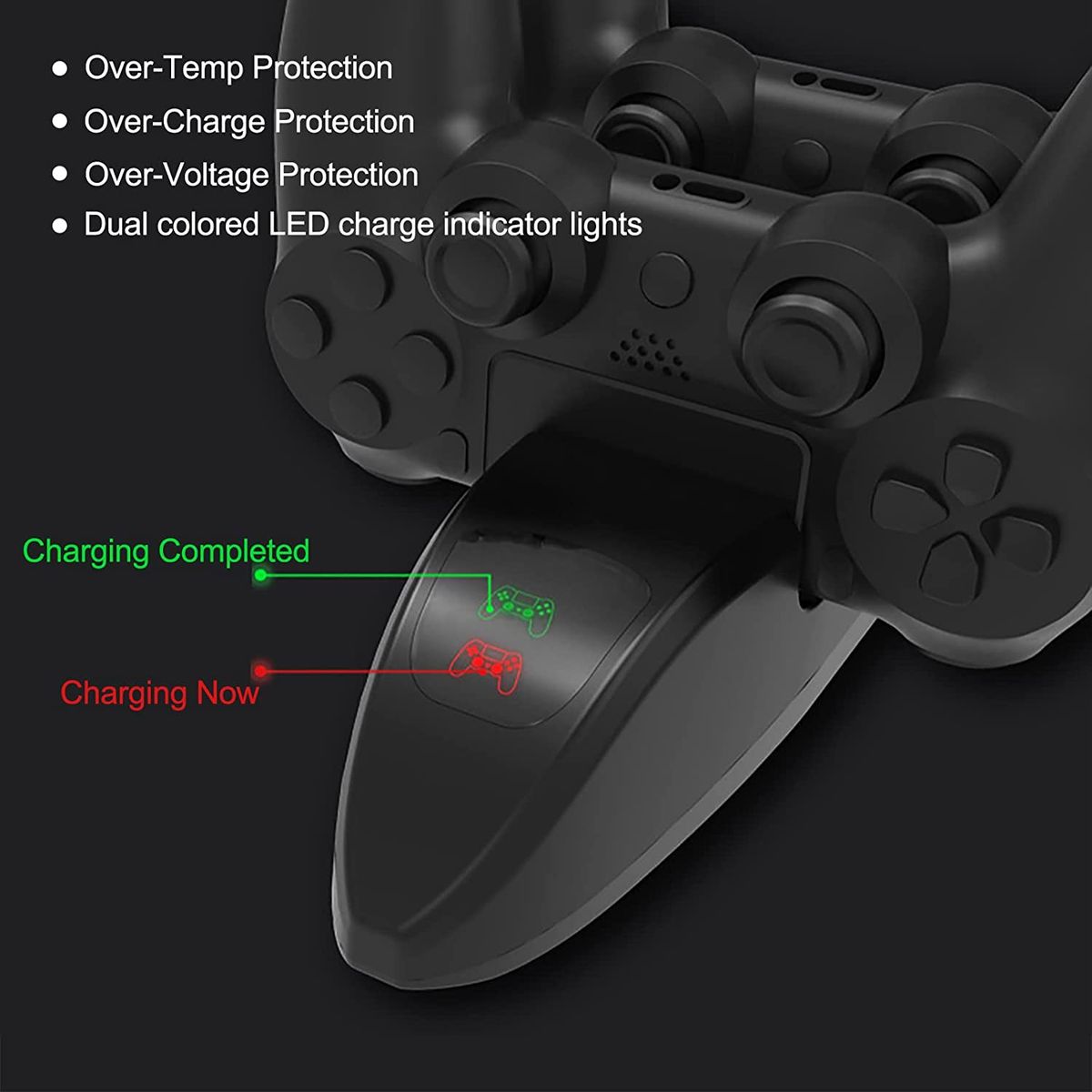 PS4 Controller Charger Game Pad Charging Dock Station Mount