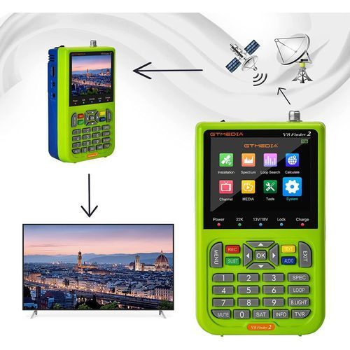GTMEDIA V8 Finder2 Satellite Finder Meter TV Signal Detector