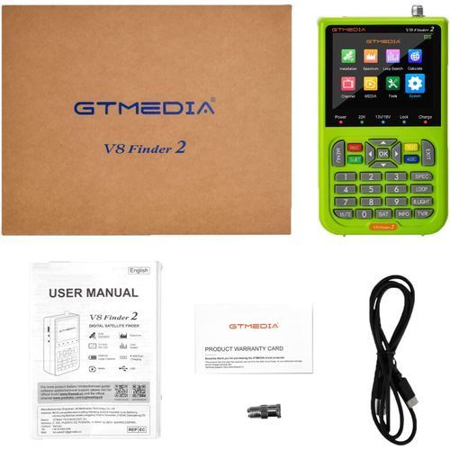 GTMEDIA V8 Finder2 Satellite Finder Meter TV Signal Detector