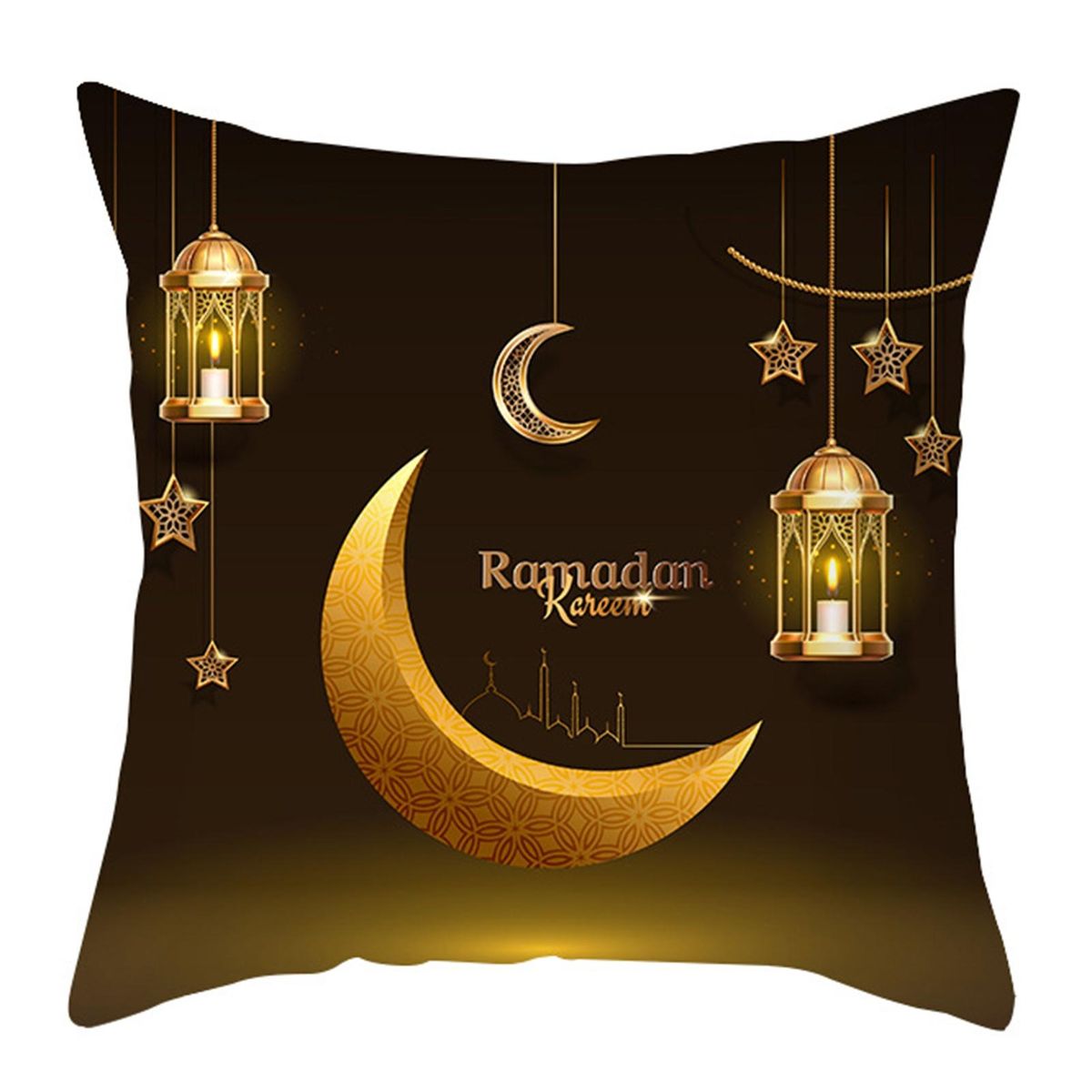 Pillow Case Sofa Mosque Moon Stars Pillow Cover