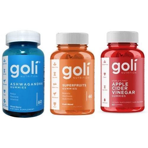 Ashwagandha Gummies + Apple Cider Vinegar Gummies + Superfruit Gummies