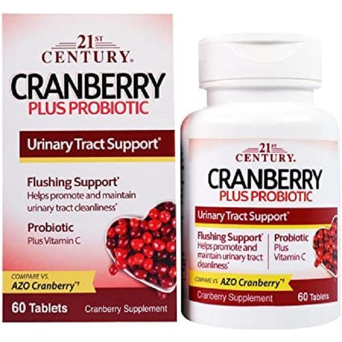 Cranberry Plus Probiotic, 60 Tablets - Urinary Tract Support