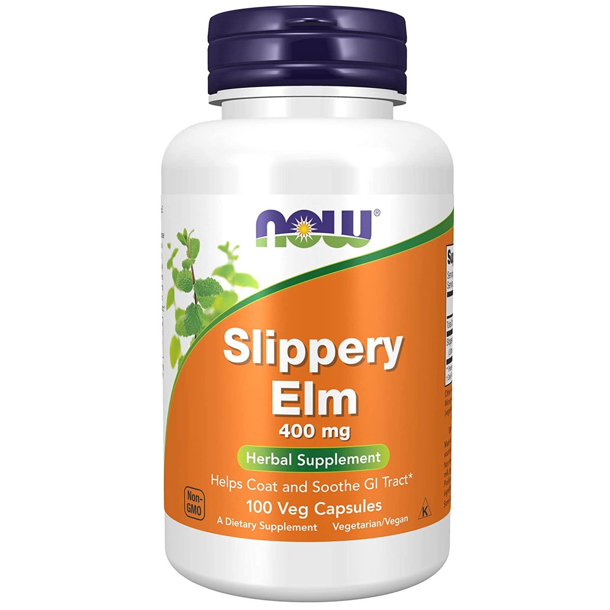 Slippery Elm 400 Mg, 100 Veg Caps